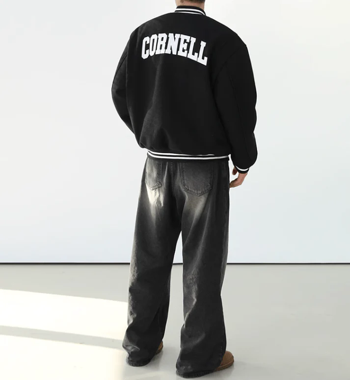 Washed Black Wide-Leg Denim Jeans - Image 6