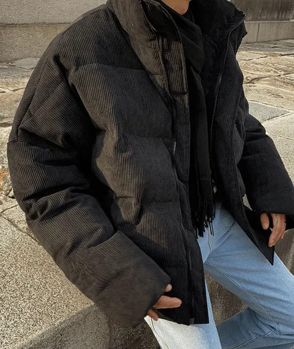 Corduroy Puffer Jacket